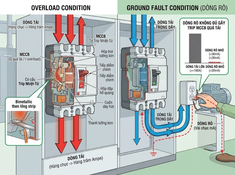 MCCB có chống giật không?
